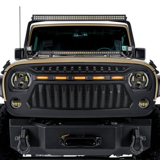 Torxe™ - 1-Pc Main Grille with 5 Amber Lights