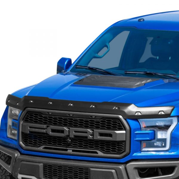 Tough Guard® Ford F150 2019 Black FormFit Hood Protector