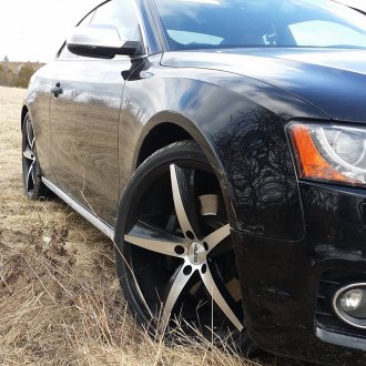 TOUREN® - Touren Gloss Black with Machined Face on Audi V5