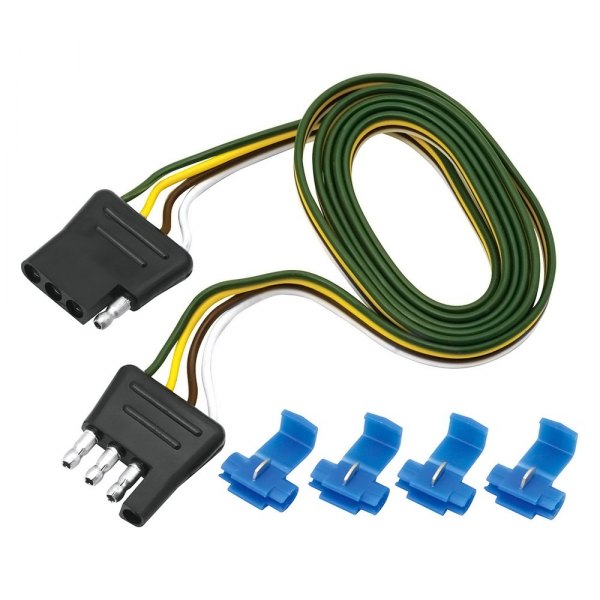Tow Ready® - 4' 4-Flat Plug Loop with Wire Taps
