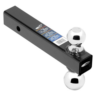 Draw-Tite® - Class 5 Fusion Black with Chrome Hitch Balls Dual Ball Mount for 2" Receivers