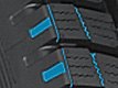 Straight Sipe and Dimple Design on The Outsides of The Tread