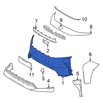 Toyota OE - Front Bumper Cover