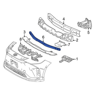 Toyota OE - Front Bumper Cover Reinforcement