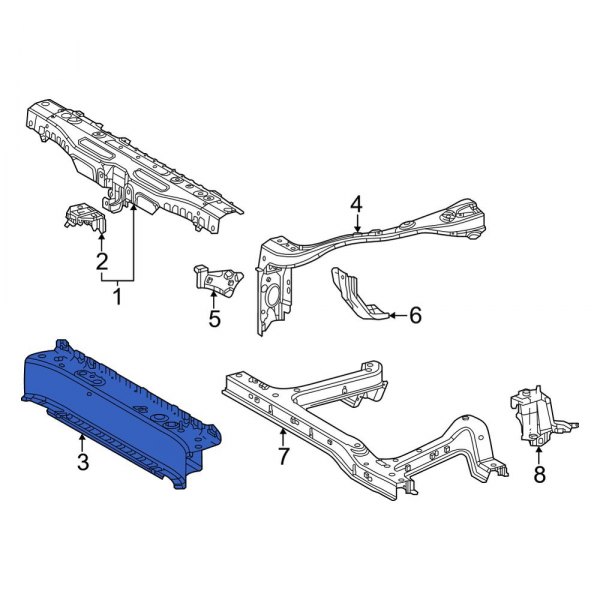 Radiator Support Tie Bar