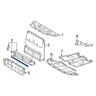 Toyota OE - Radiator Shutter Seal