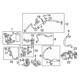 Toyota OE - Air Conditioner & Heater - Condenser, Compressor & Lines