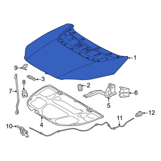 Toyota OE - Front Hood Panel