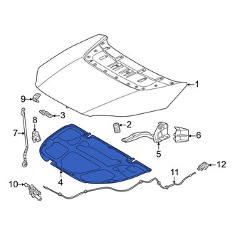 Toyota OE - Hood Insulation Pad