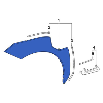 Toyota OE - Rear Right Forward Wheel Arch Molding