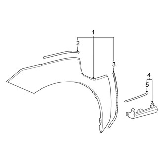 Toyota OE - Fender - Exterior Trim