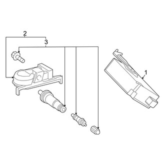 Toyota OE - Electrical - Tire Pressure Monitor Components (Limited / XLE)