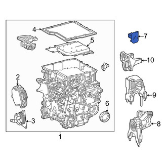 Toyota OE - Front Hybrid Electric Motor Terminal Cover
