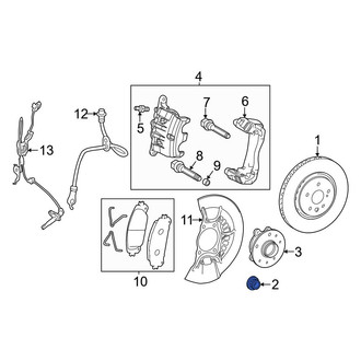 Toyota OE - CV Joint Nut