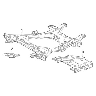 Toyota OE - Front Suspension - Suspension Mounting