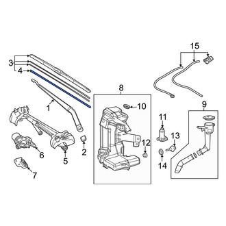 Toyota OE - Right Wiper Blade Refill