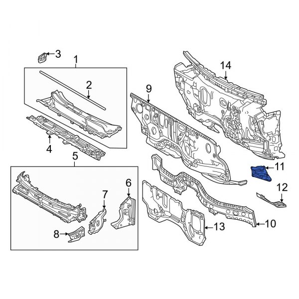 Dashboard Panel Bracket