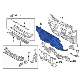 Toyota OE - Front Firewall