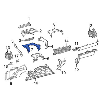 Toyota OE - Instrument Panel Trim Panel