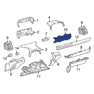 Toyota OE - Front Center Dashboard Air Vent