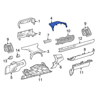 Toyota OE - Instrument Panel Cover