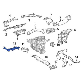 Toyota OE - Front Left Lower Instrument Panel Air Duct