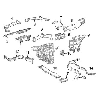 Toyota OE - Instrument Panel - Ducts