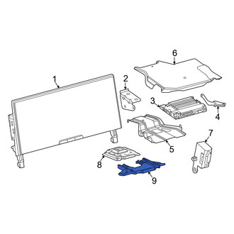 Toyota OE - GPS Navigation System Antenna Bracket