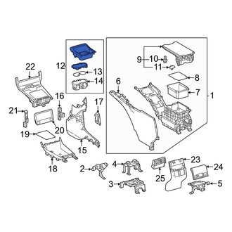 Toyota OE - Console Cup Holder