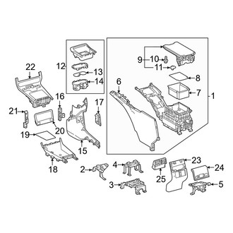 Toyota OE - Center Console