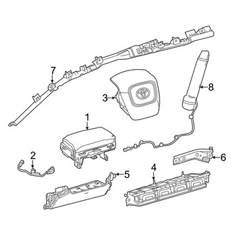 Toyota OE - Restraint Systems - Air Bag Components (Air Bags)