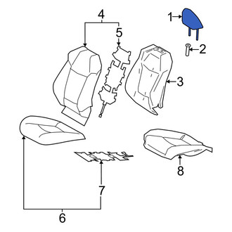 Toyota OE - Front Left Headrest