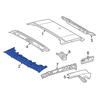 Toyota OE - Front Roof Header Panel