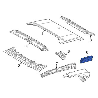 Toyota OE - Left Outer Roof Side Rail Reinforcement