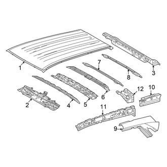 Toyota OE - Roof & Components (W/O Panoramic Roof)