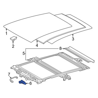Toyota OE - Sunroof Motor