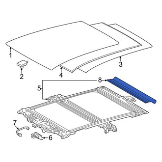Toyota OE - Sunroof Cover