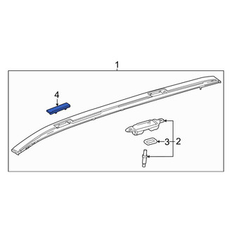 Toyota OE - Front Left Roof Rack Cover