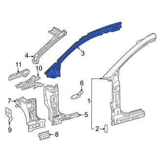 Toyota OE - Left Upper Inner Body A-Pillar