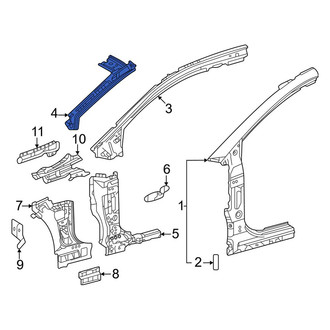 Toyota OE - Right Lower Body A-Pillar Reinforcement
