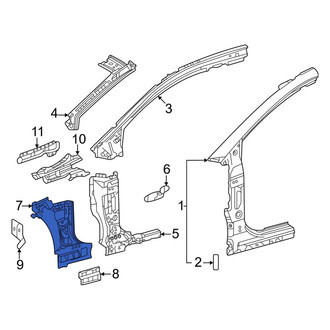 Toyota OE - Left Lower Inner Body A-Pillar