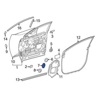 Toyota OE - Front Door Plug