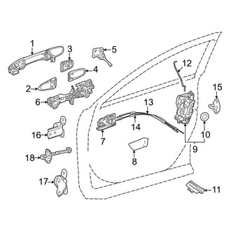 Toyota OE - Front Door - Lock & Hardware