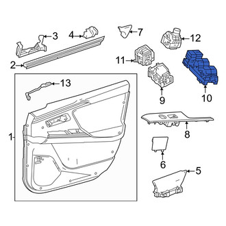 Toyota OE - Front Left Door Lock Switch