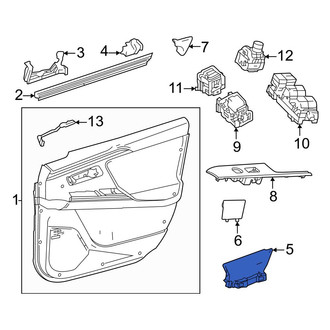 Toyota OE - Front Left Door Mirror Trim Ring