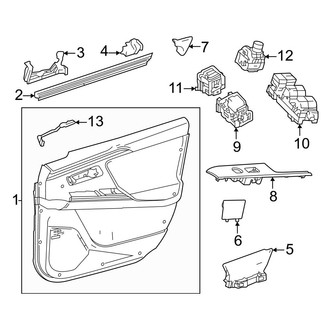 Toyota OE - Front Door - Interior Trim