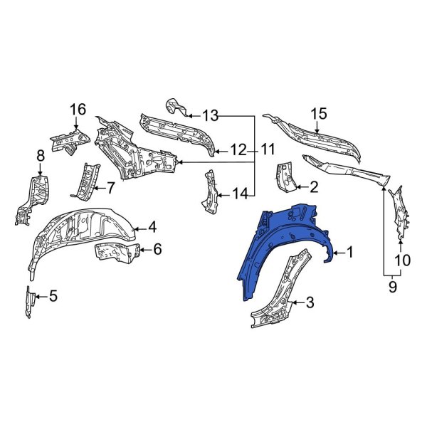 Wheel Housing Side Panel