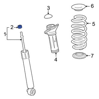 Toyota OE - Upper Suspension Shock Absorber Nut