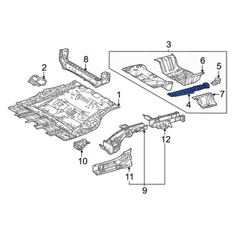 Toyota OE - Rear Left Floor Extension