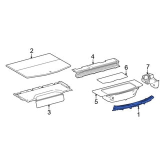Toyota OE - Rear Center Liftgate Trim Scuff Plate
